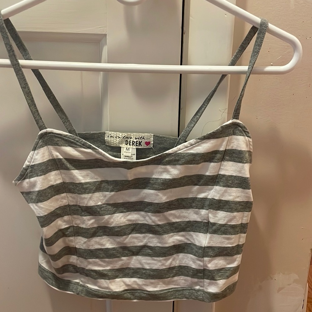 Stripped crop top